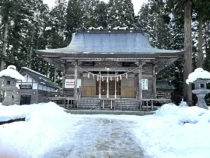 いー秋田ドットコム | 澄んだ空気 角館総鎮守 神明社 仙北市